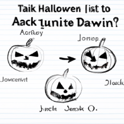 How To Draw A Jack-O-Lantern - A Step By Step Drawing Guide - Custom Paint By Numbers