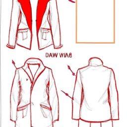 How To Draw A Jacket - A Step By Step Drawing Guide – Custom Paint By ...