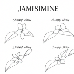 How To Draw A Jasmine - A Step By Step Drawing Guide - Custom Paint By Numbers