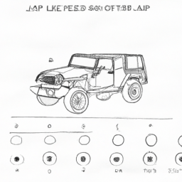 How To Draw A Jeep - A Step By Step Drawing Guide - Custom Paint By Numbers