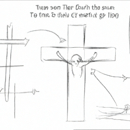 How To Draw A Jesus-On-The-Cross - A Step By Step Drawing Guide - Custom Paint By Numbers