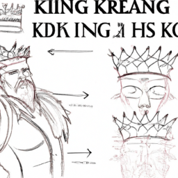 How To Draw A King - A Step By Step Drawing Guide - Custom Paint By Numbers