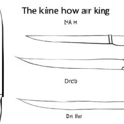 How To Draw A Knife - A Step By Step Drawing Guide - Custom Paint By Numbers