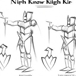 How To Draw A Knight - A Step By Step Drawing Guide - Custom Paint By Numbers