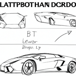 How To Draw A Lamborghini - A Step By Step Drawing Guide - Custom Paint By Numbers