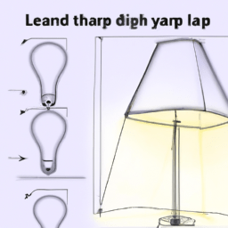 How To Draw A Lamp - A Step By Step Drawing Guide - Custom Paint By Numbers