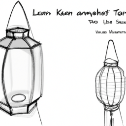 How To Draw A Lantern - A Step By Step Drawing Guide - Custom Paint By Numbers