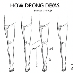 How To Draw A Legs - A Step By Step Drawing Guide - Custom Paint By Numbers