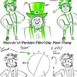 How To Draw A Leprechaun - A Step By Step Drawing Guide - Custom Paint By Numbers