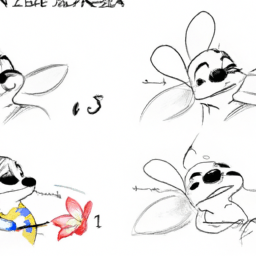 How To Draw A Lilo-And-Stitch - A Step By Step Drawing Guide - Custom Paint By Numbers