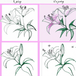 Easy Lily Drawing Tutorial | Step-by-Step Beginner Guide – Custom Paint ...