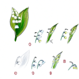 How To Draw A Lily-Of-The-Valley - A Step By Step Drawing Guide - Custom Paint By Numbers