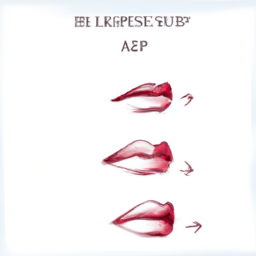 How To Draw A Lips - A Step By Step Drawing Guide - Custom Paint By Numbers