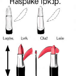 How To Draw A Lipstick - A Step By Step Drawing Guide - Custom Paint By Numbers