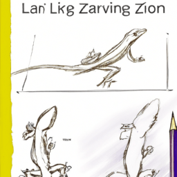 How To Draw A Lizard - A Step By Step Drawing Guide - Custom Paint By Numbers