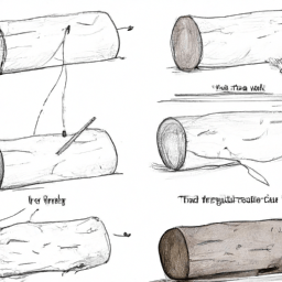 How To Draw A Log - A Step By Step Drawing Guide - Custom Paint By Numbers