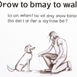 How To Draw A Man-With-A-Dog - A Step By Step Drawing Guide - Custom Paint By Numbers