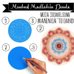 How To Draw A Mandala - A Step By Step Drawing Guide - Custom Paint By Numbers