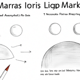 How To Draw A Mars - A Step By Step Drawing Guide - Custom Paint By Numbers