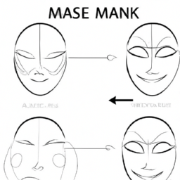 How To Draw A Mask - A Step By Step Drawing Guide - Custom Paint By Numbers