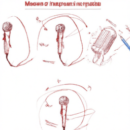 How To Draw A Microphone - A Step By Step Drawing Guide - Custom Paint By Numbers