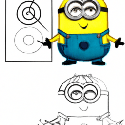 How To Draw A Minion - A Step By Step Drawing Guide - Custom Paint By Numbers