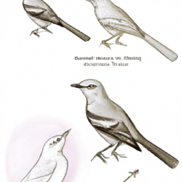 How To Draw A Mockingbird - A Step By Step Drawing Guide - Custom Paint By Numbers