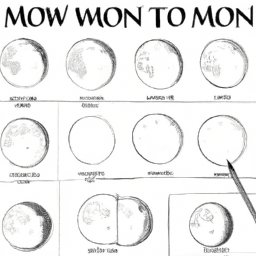 How To Draw A Moon - A Step By Step Drawing Guide - Custom Paint By Numbers