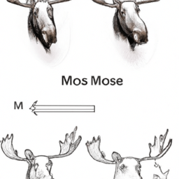 How To Draw A Moose - A Step By Step Drawing Guide - Custom Paint By Numbers