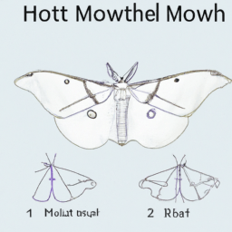 How To Draw A Moth - A Step By Step Drawing Guide - Custom Paint By Numbers