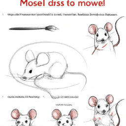 How To Draw A Mouse - A Step By Step Drawing Guide - Custom Paint By Numbers