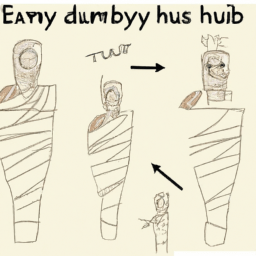 How To Draw A Mummy - A Step By Step Drawing Guide - Custom Paint By Numbers