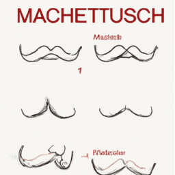 How To Draw A Mustache - A Step By Step Drawing Guide - Custom Paint By Numbers