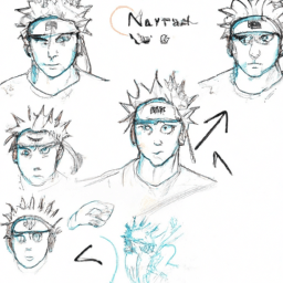 How To Draw A Naruto - A Step By Step Drawing Guide - Custom Paint By Numbers