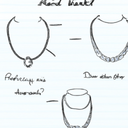 How To Draw A Necklace - A Step By Step Drawing Guide - Custom Paint By Numbers