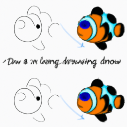 How To Draw A Nemo - A Step By Step Drawing Guide - Custom Paint By Numbers