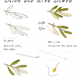 How To Draw A Olive-Branch - A Step By Step Drawing Guide - Custom Paint By Numbers