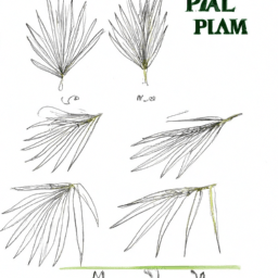 How To Draw A Palm-Leaf - A Step By Step Drawing Guide - Custom Paint By Numbers