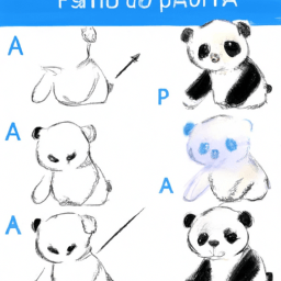 How To Draw A Panda - A Step By Step Drawing Guide - Custom Paint By Numbers