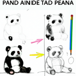 How To Draw A Panda-Bear - A Step By Step Drawing Guide – Custom Paint ...