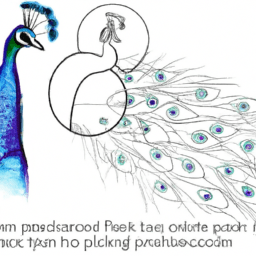 How To Draw A Peacock - A Step By Step Drawing Guide - Custom Paint By Numbers