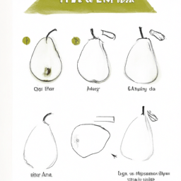 How To Draw A Pear - A Step By Step Drawing Guide - Custom Paint By Numbers