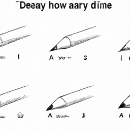 How To Draw A Pencil - A Step By Step Drawing Guide - Custom Paint By Numbers