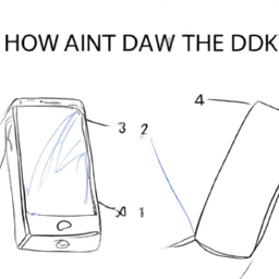 How To Draw A Phone - A Step By Step Drawing Guide - Custom Paint By Numbers