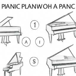 How To Draw A Piano - A Step By Step Drawing Guide - Custom Paint By Numbers