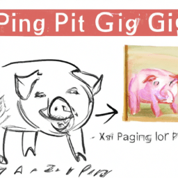 How To Draw A Pig - A Step By Step Drawing Guide - Custom Paint By Numbers