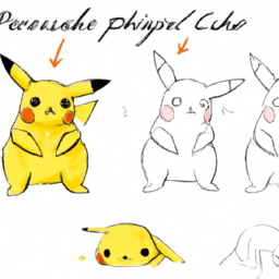 How To Draw A Pikachu - A Step By Step Drawing Guide – Custom Paint By ...