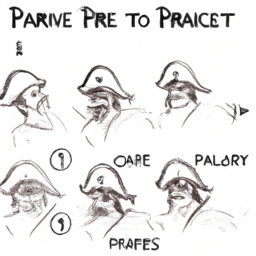 How To Draw A Pirate - A Step By Step Drawing Guide - Custom Paint By Numbers