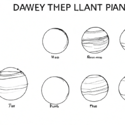 How To Draw A Planets - A Step By Step Drawing Guide β Custom Paint By ...