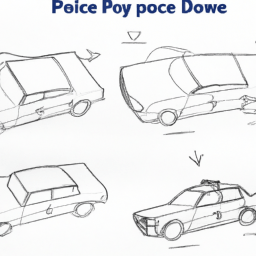 How To Draw A Police-Car - A Step By Step Drawing Guide - Custom Paint By Numbers